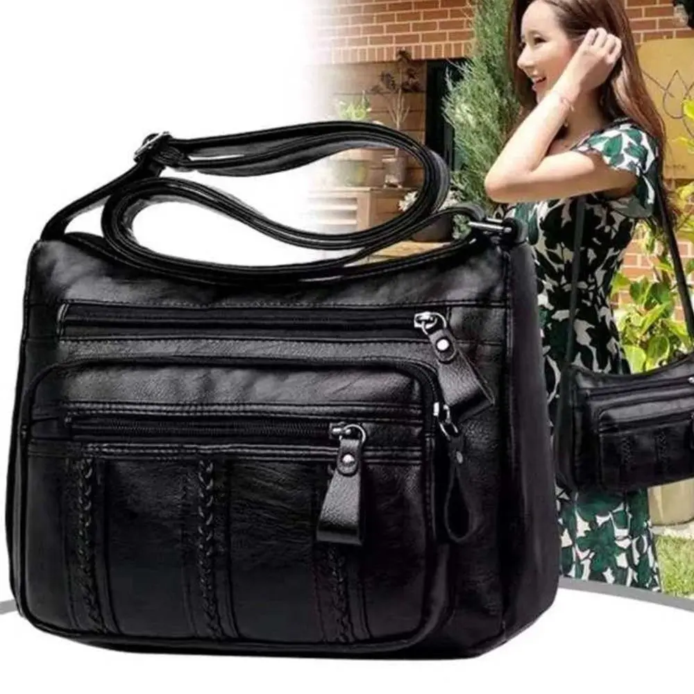 High Quality Women's Soft Leather Shoulder Bags Multi-Layer Classic Crossbody Bag Luxury Designer Ha